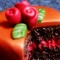Gâteau chocolat framboises
