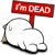 Dead… emoticon
